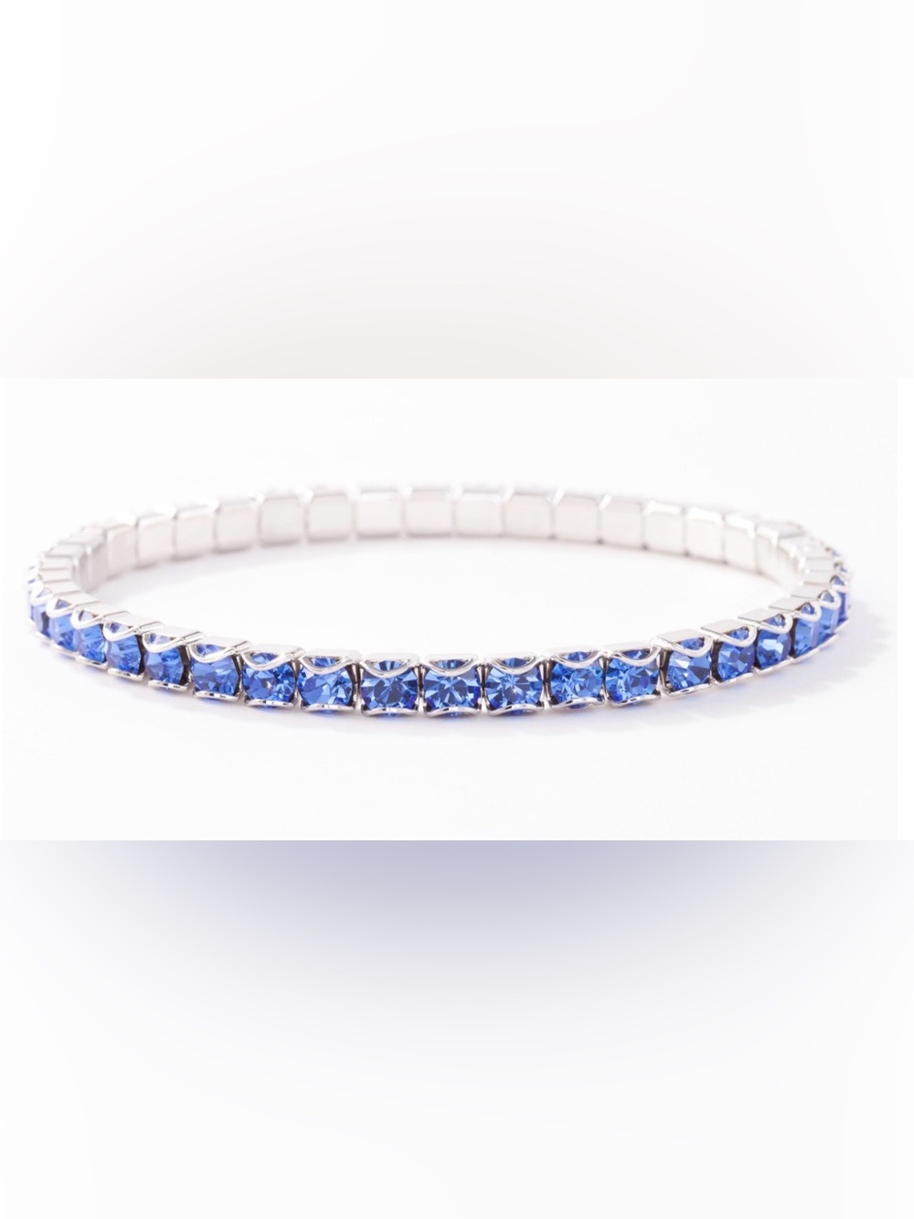 💙🩵September Stretch Birthstone Bracelet by Touchstone by Swarovski🦋